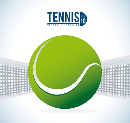 Tennis design over white background, vector illustration.のイラスト素材