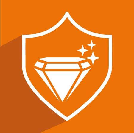 diamond icon design, vector illustration eps10 graphicのイラスト素材