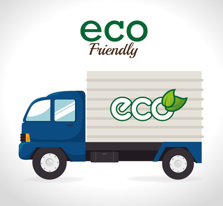 Ecology design over white background, vector illustrationのイラスト素材