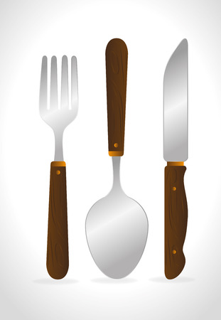 Kitchen design over white background, vector illustration.のイラスト素材