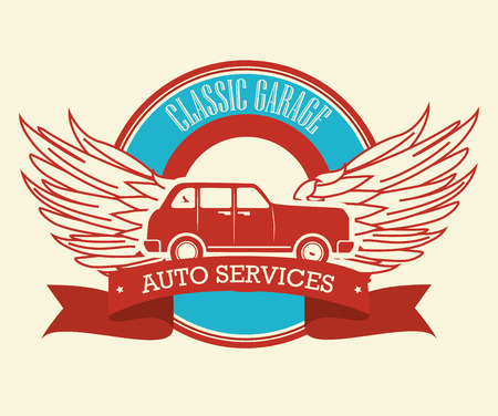 Angel design over white background, vector illustration.のイラスト素材