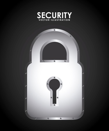 security icon design, vector illustration eps10 graphicのイラスト素材
