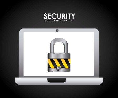 security icon design, vector illustration eps10 graphicのイラスト素材