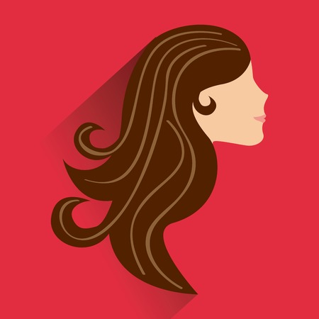 beautyfull woman design, vector illustration eps10 graphicのイラスト素材