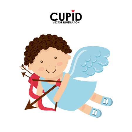 cupid cute design, vector illustration eps10 graphicのイラスト素材
