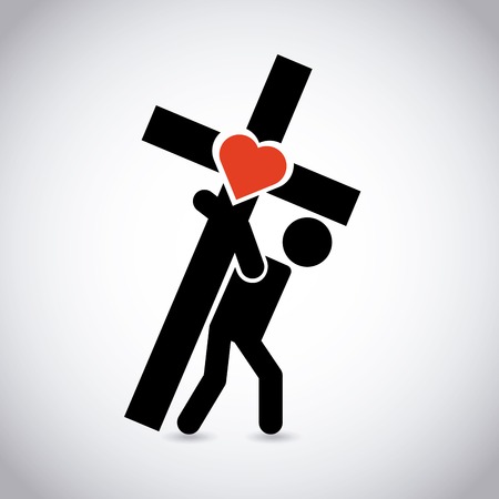 cross icon design, vector illustration eps10 graphicのイラスト素材