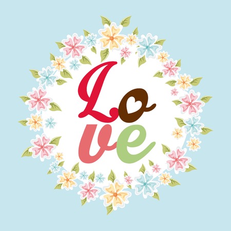 love day design, vector illustration eps10 graphicのイラスト素材