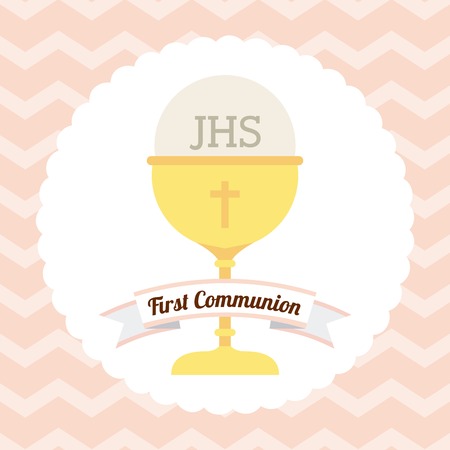 first communion design, vector illustration eps10 graphicのイラスト素材
