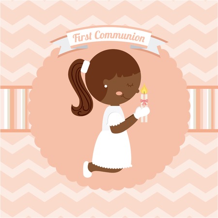 first communion design, vector illustration eps10 graphicのイラスト素材