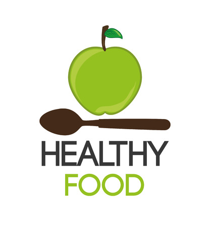 Food design over white background, vector illustration.のイラスト素材