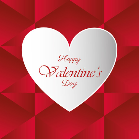 Valentines day design over red background,vector illustration.のイラスト素材