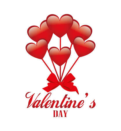 Valentines day design over white background,vector illustration.のイラスト素材