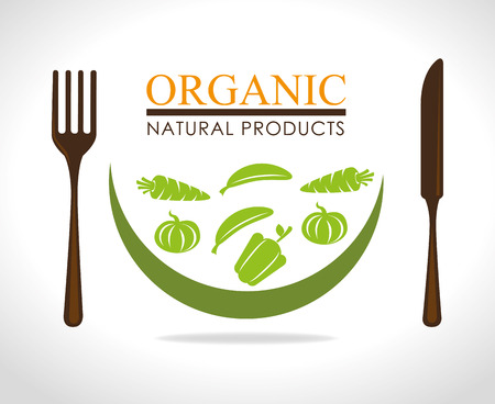 Food design over white background, vector illustration.のイラスト素材