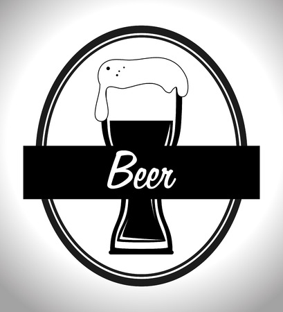 Beer design over white background, vector illustration.のイラスト素材