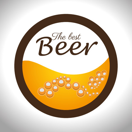 Beer design over white background, vector illustration.のイラスト素材