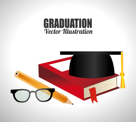 School design over white background, vector illustration.のイラスト素材