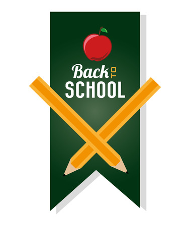 School design over white background, vector illustration.のイラスト素材