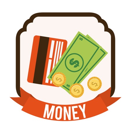 money icon design, vector illustration eps10 graphicのイラスト素材
