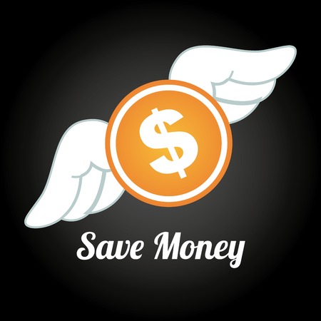 save money design, vector illustration eps10 graphicのイラスト素材