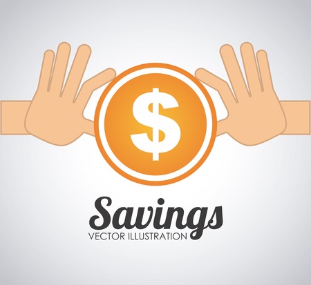 save money design, vector illustration eps10 graphicのイラスト素材