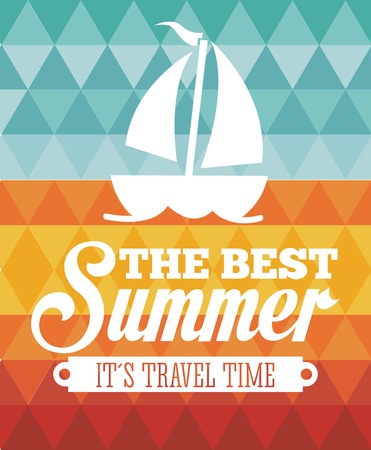 summer vacations design, vector illustration eps10 graphicのイラスト素材