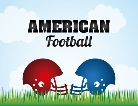 american football design, vector illustration eps10 graphicのイラスト素材