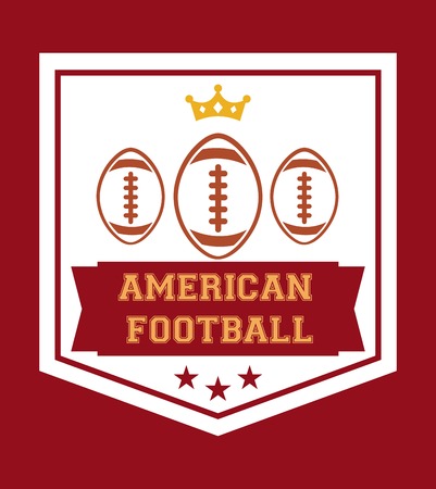 american football design, vector illustration eps10 graphicのイラスト素材