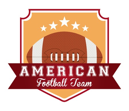 american football design, vector illustration eps10 graphicのイラスト素材