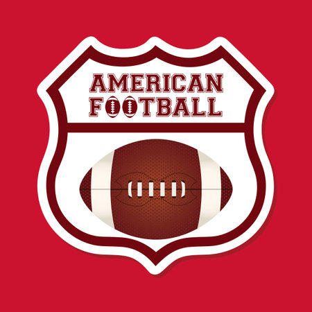 american football design, vector illustration eps10 graphicのイラスト素材