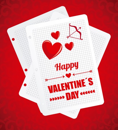 valentines day design, vector illustration eps10 graphicのイラスト素材