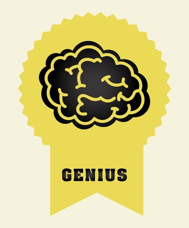 brain icon design, vector illustration eps10 graphicのイラスト素材