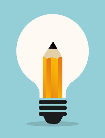 idea icon design, vector illustration eps10 graphicのイラスト素材