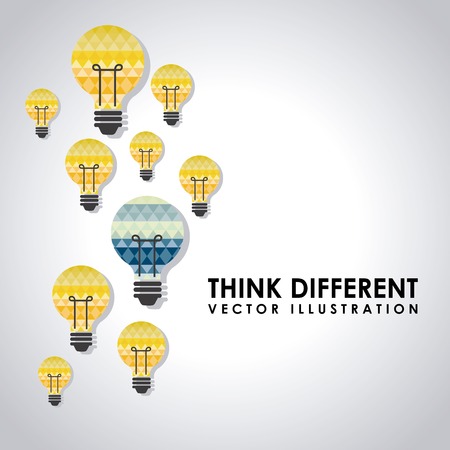 think different design, vector illustration eps10 graphicのイラスト素材