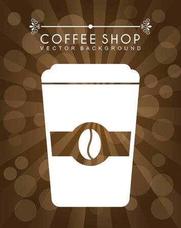 delicious coffee design, vector illustration eps10 graphicのイラスト素材