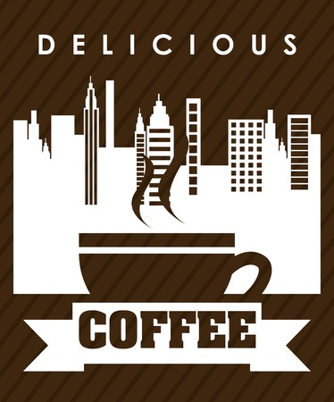 delicious coffee design, vector illustration eps10 graphicのイラスト素材
