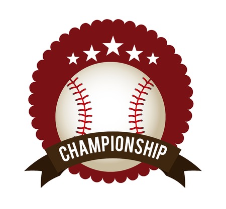 baseball icon design, vector illustration eps10 graphicのイラスト素材