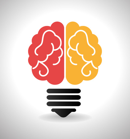 Ideas design over white background, vector illustration.のイラスト素材