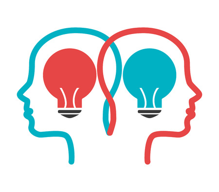 Ideas design over white background, vector illustration.のイラスト素材