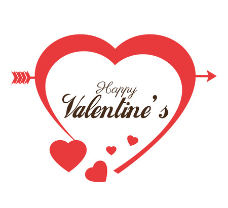 Love design over white background, vector illustration.のイラスト素材