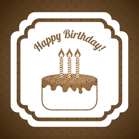 happy birthday design, vector illustrationのイラスト素材