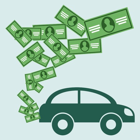 buy a car design, vector illustrationのイラスト素材