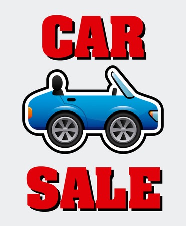 buy a car design, vector illustrationのイラスト素材