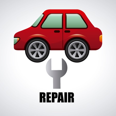 car repair service design, vector illustrationのイラスト素材