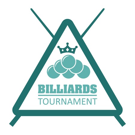 billiard tournament design, vector illustrationのイラスト素材