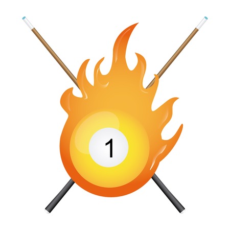 billiard tournament design, vector illustrationのイラスト素材