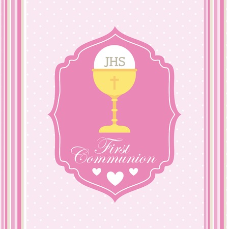 first communion design, vector illustration eps10 graphicのイラスト素材