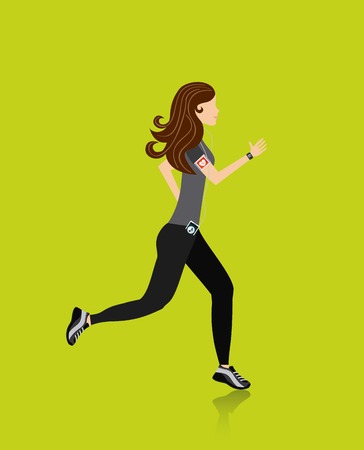 wearable technology design, vector illustration eps10 graphicのイラスト素材