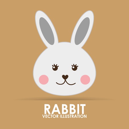 Animal design, over beige background vector illustration.のイラスト素材