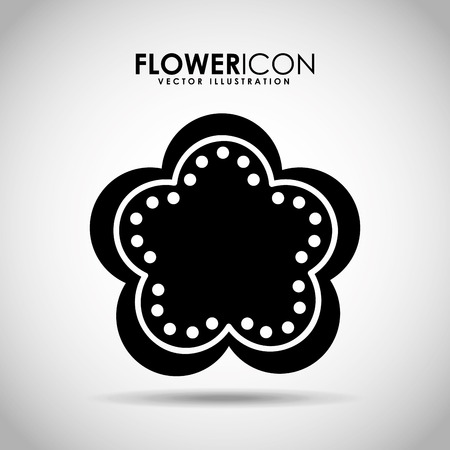 flower icon design, vector illustration eps10 graphicのイラスト素材