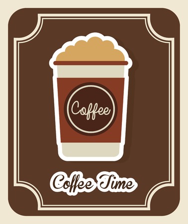 delicious coffee design, vector illustration eps10 graphicのイラスト素材